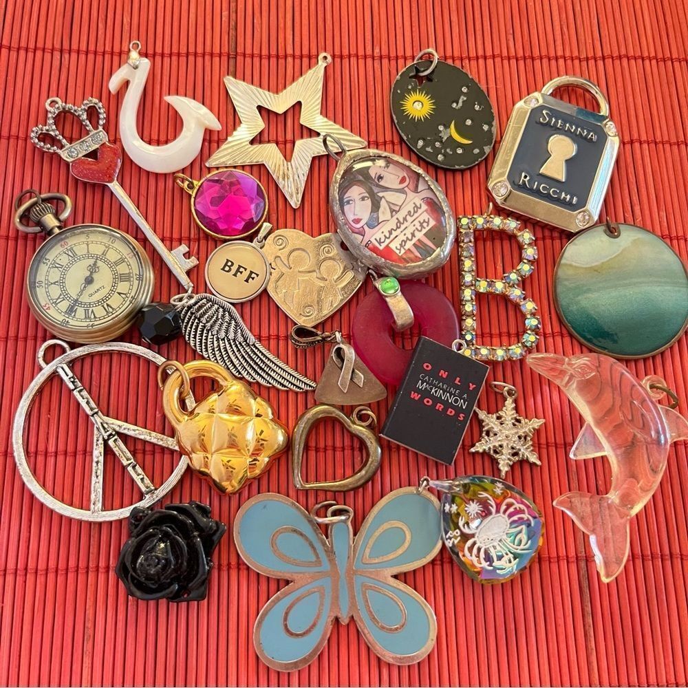 Pendants Charms Keychain Supplies Lot